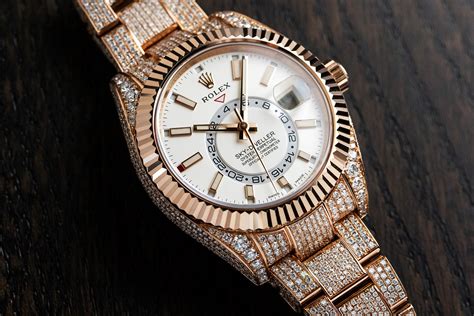 rolex diamond around outside|behind Rolex diamond watches.